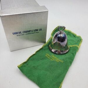 Vintage Reed & Barton Silver Plate Bell Engraved Christmas 1976